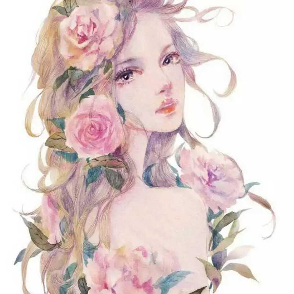 小丑面具下的悲傷的頭像