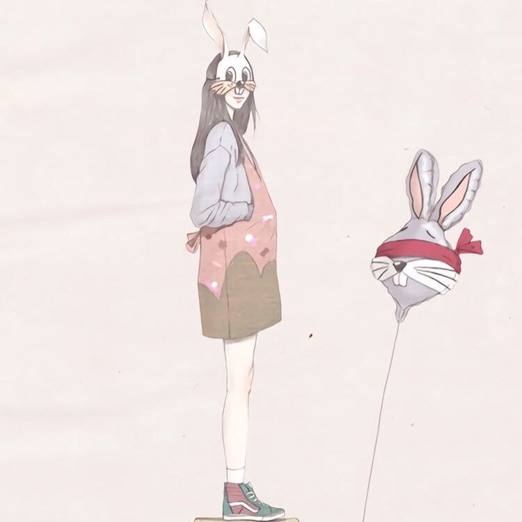 蒙面的兔子的頭像