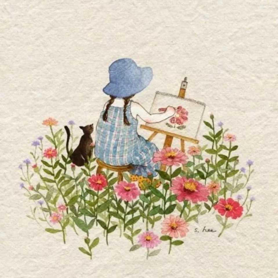 期萬物美好，而爾在中央的頭像